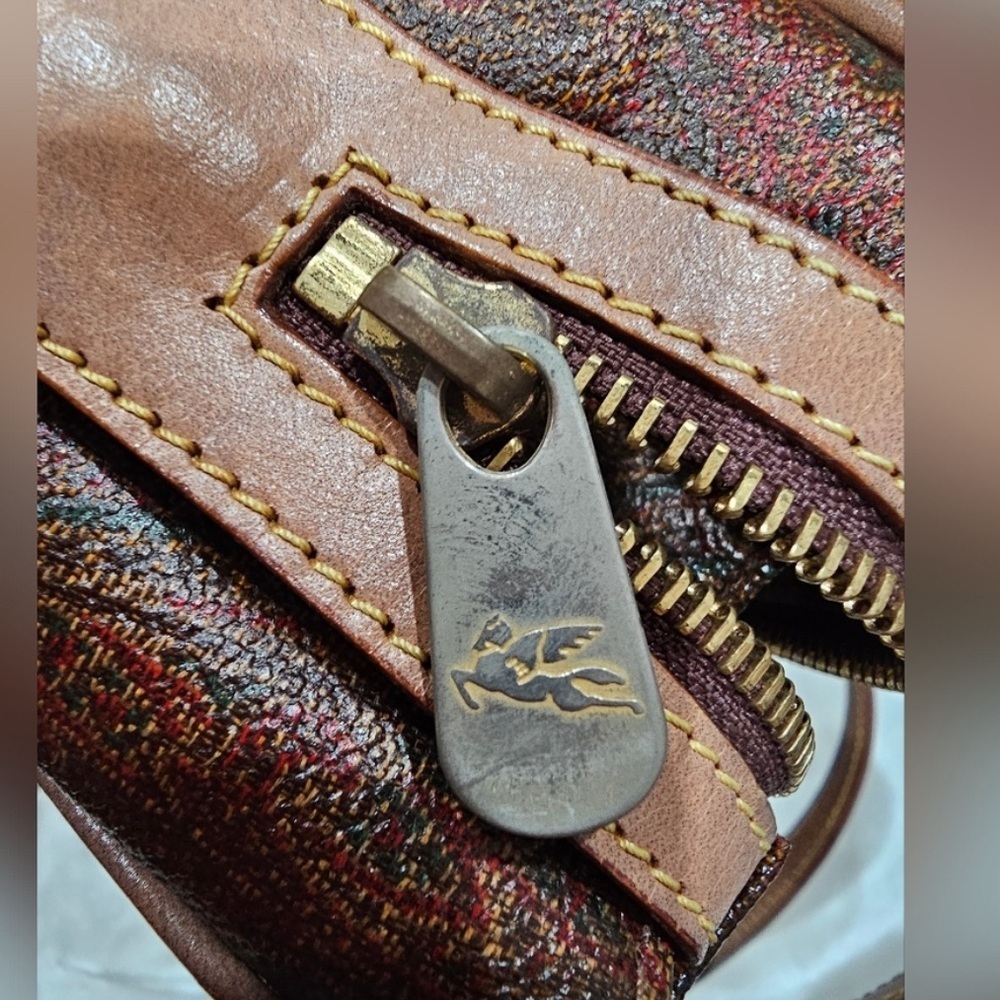 Etro Brown Paisley Tote Bag - Picture 4 of 9